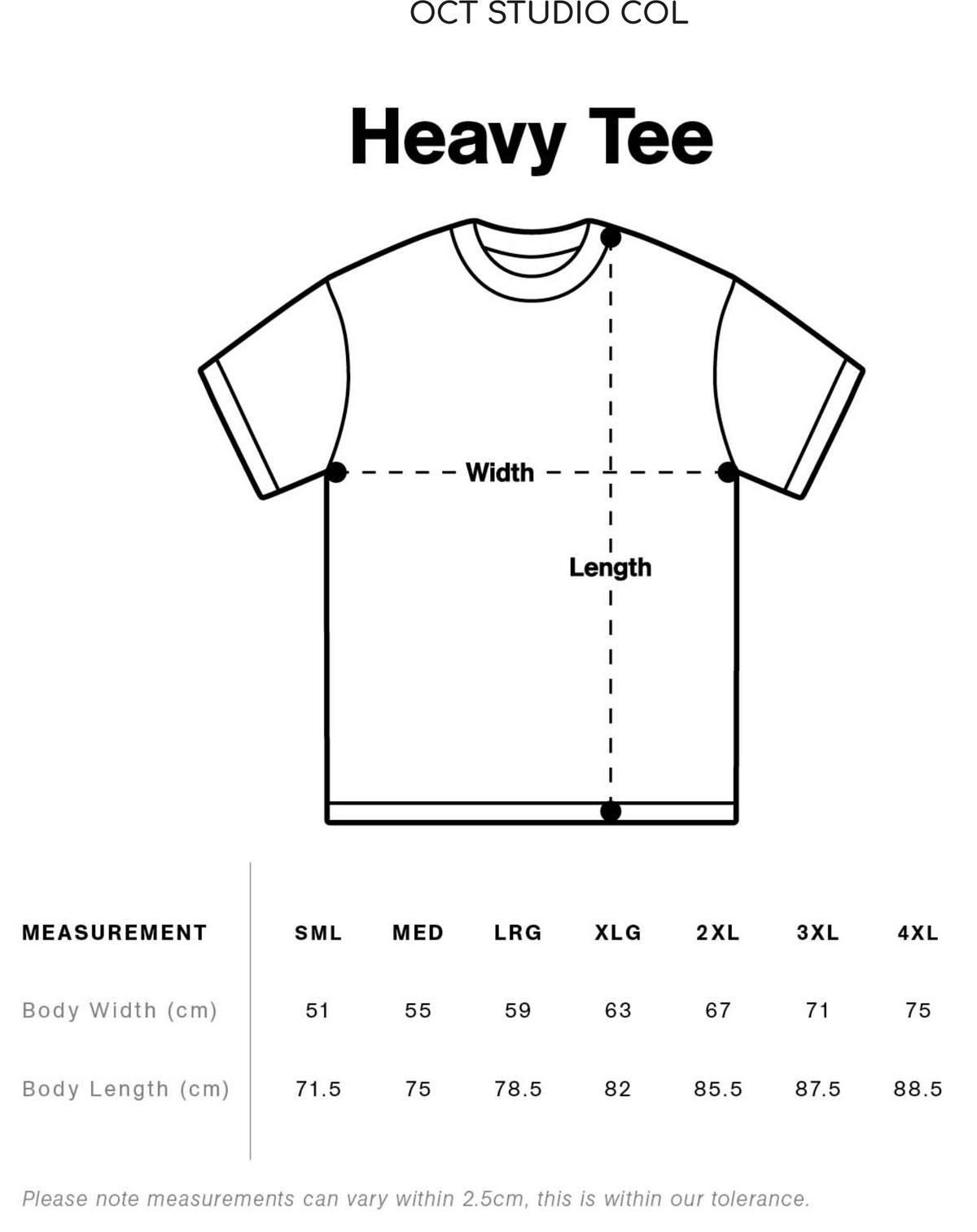 "Hecho en Colombia" White Heavy Tee