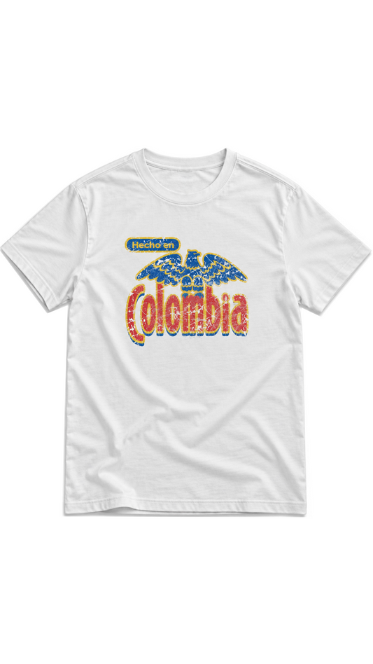 "Hecho en Colombia" White Heavy Tee
